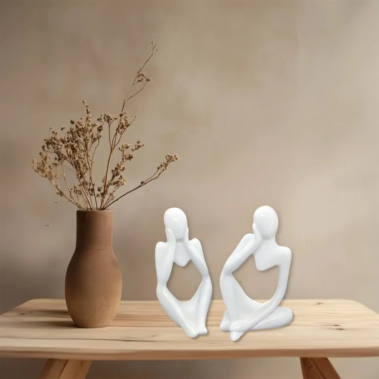 Статуэтка мыслитель, изделия из гипса