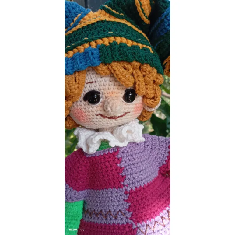 Игрушка Амигуруми — Арлекин