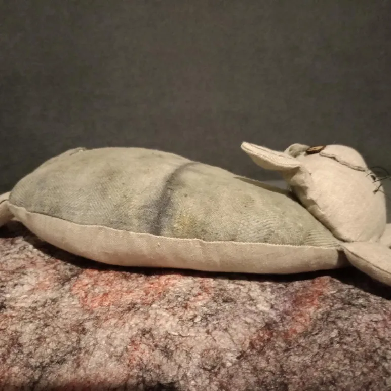 Льняная игрушка, котик