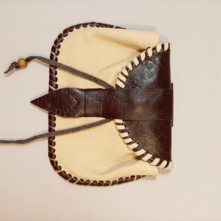 Сумка реконструкция, натуральная кожа, ручная работа