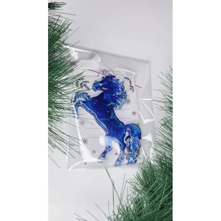 Набор игрушек из эпоксидной смолы «Ледяная сказка»