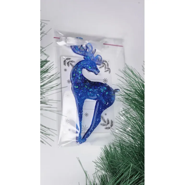 Набор игрушек из эпоксидной смолы «Ледяная сказка»