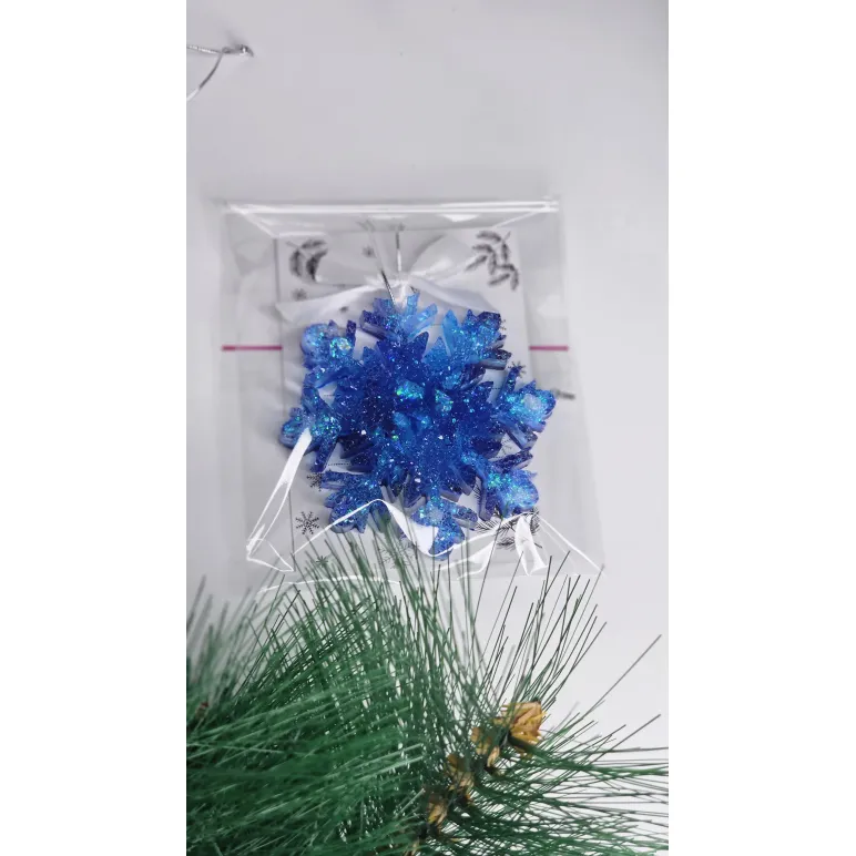 Набор игрушек из эпоксидной смолы «Ледяная сказка»