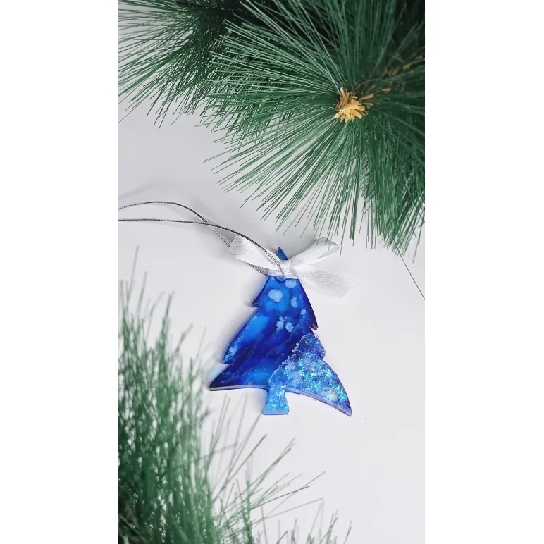 Набор игрушек из эпоксидной смолы «Ледяная сказка»