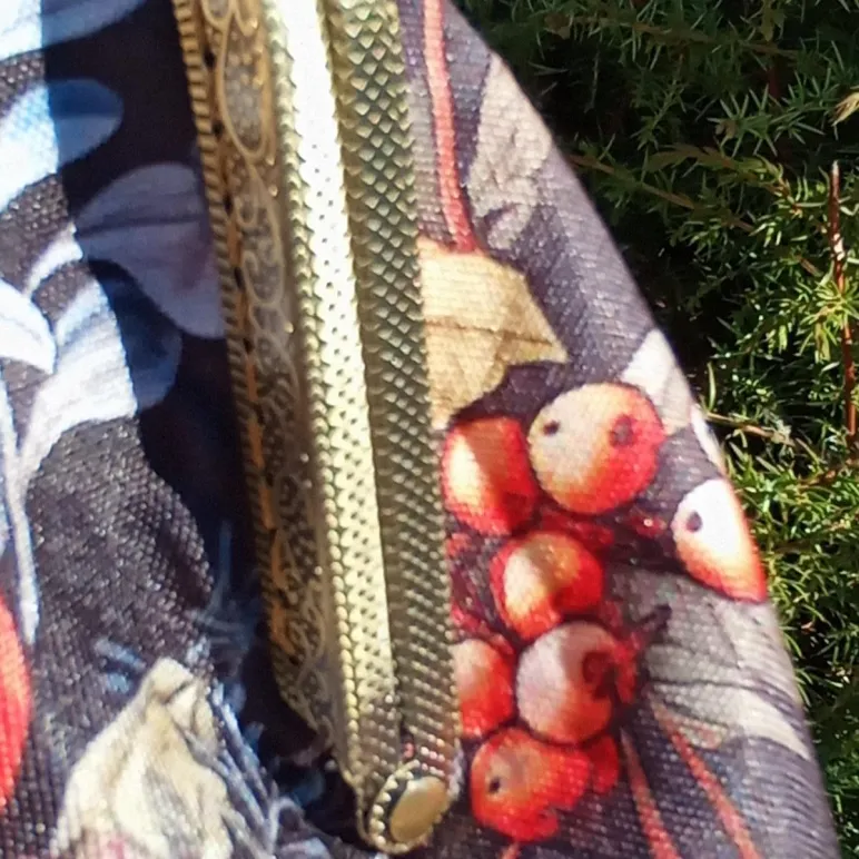 Сумка ручной работы с фермуаром Время-Осень