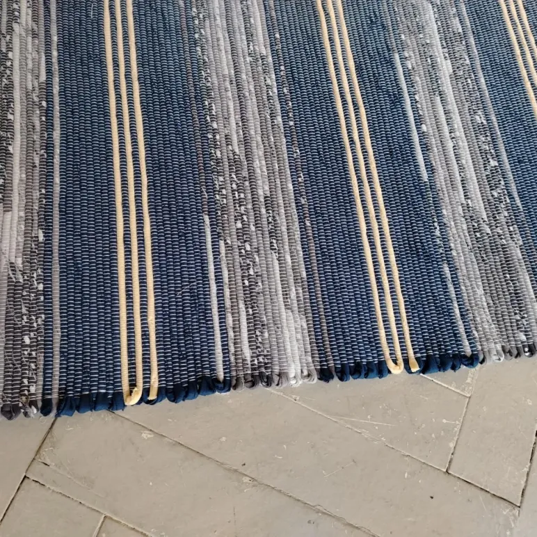 КОВРИК НА ПОЛ 70Х145 ДОМОТКАНЫЙ. ХЛОПОК. Коврик на пол 70х145 домотканый. Хлопок.