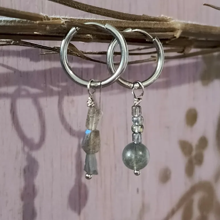 СЕРЬГИ КОНГО С ЛАБРАДОРОМ Серьги конго с лабрадором