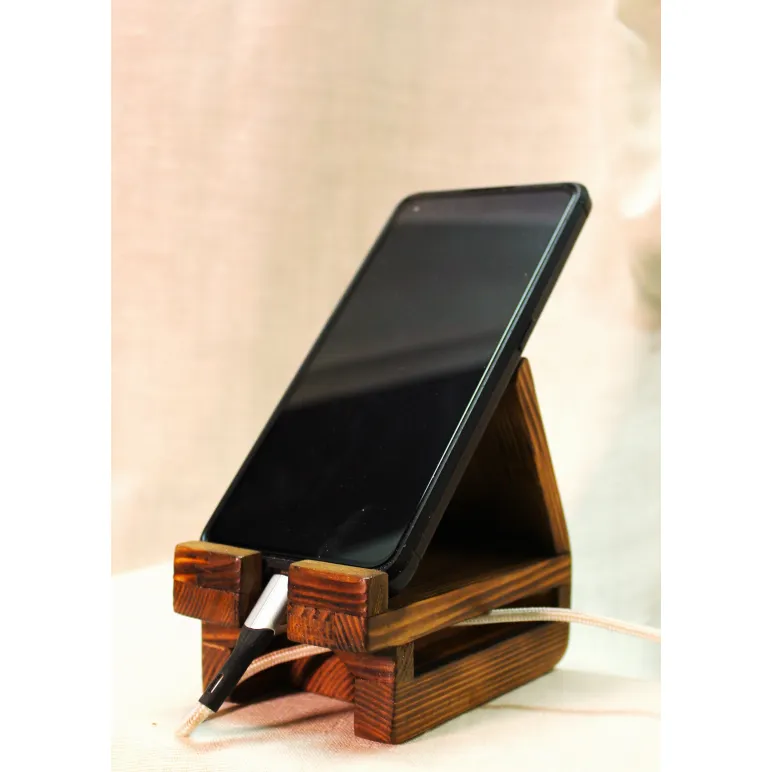 ПОДСТАВКА ДЛЯ ТЕЛЕФОНА ИЗ ДЕРЕВА Подставка для телефона из дерева