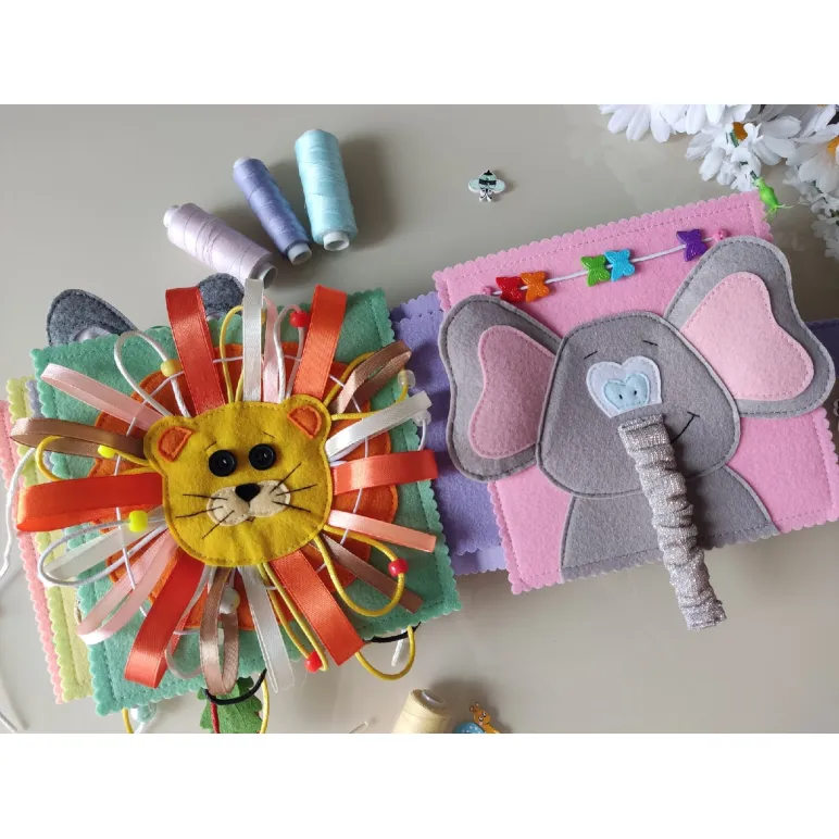 Книга из фетра "Жирафик"