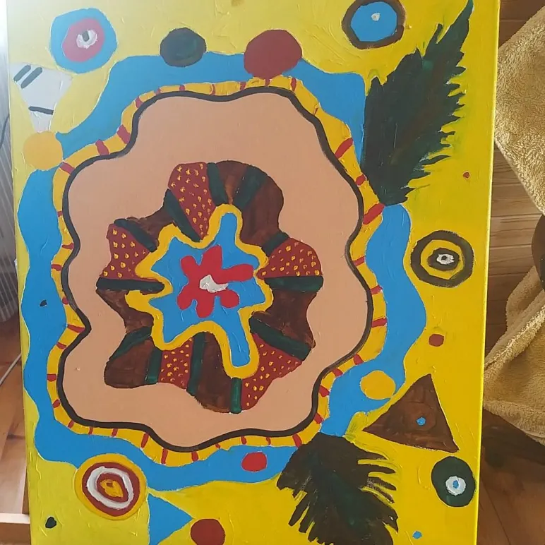 Картина маслом Радость