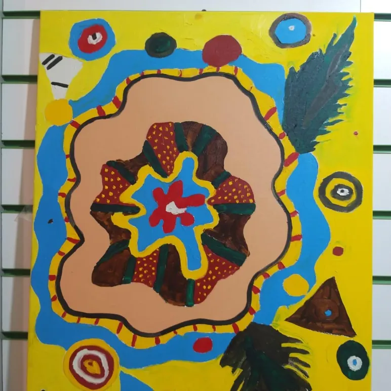 Картина маслом Радость