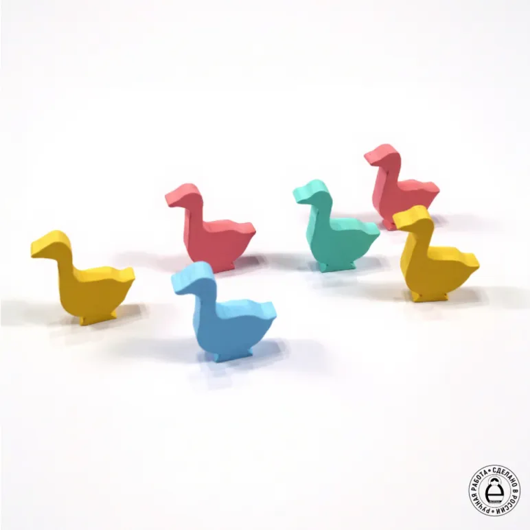 Деревянная фигурка-сувенир Гусь