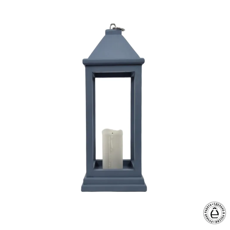 Декоративный фонарь из дерева ручной работы