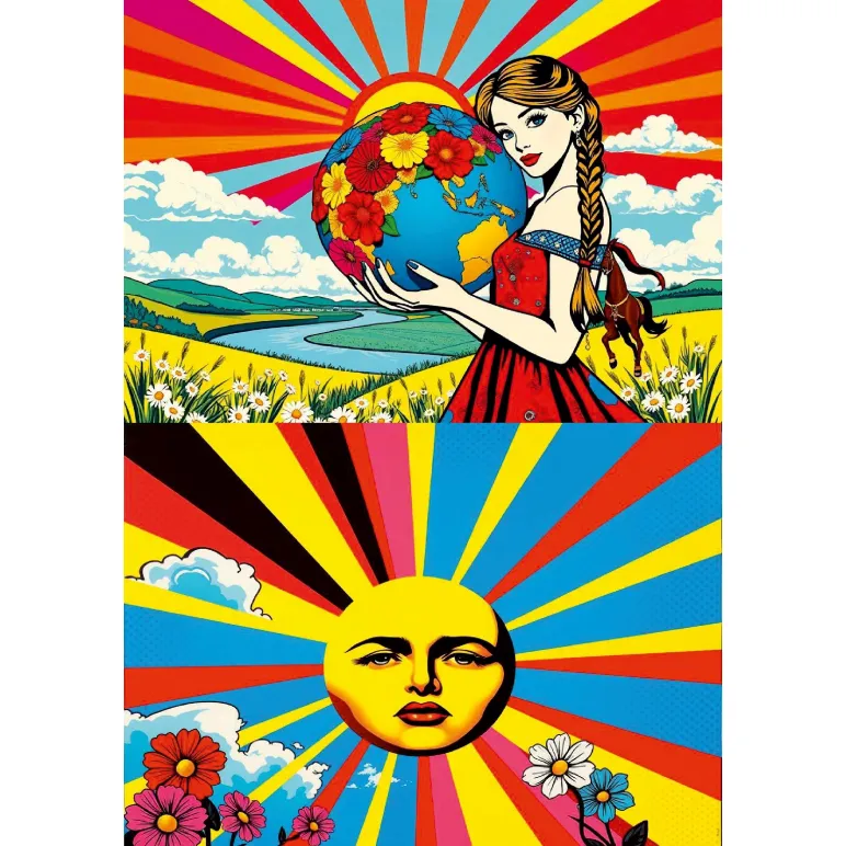 БЛОКНОТЫ СОЛНЦЕ-РАДУГА ФОРМАТ А5 Блокноты Солнце-радуга формат А5