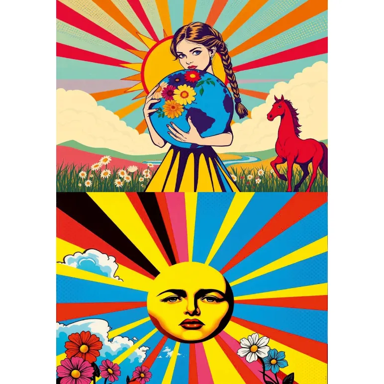 БЛОКНОТЫ СОЛНЦЕ-РАДУГА ФОРМАТ А5 Блокноты Солнце-радуга формат А5