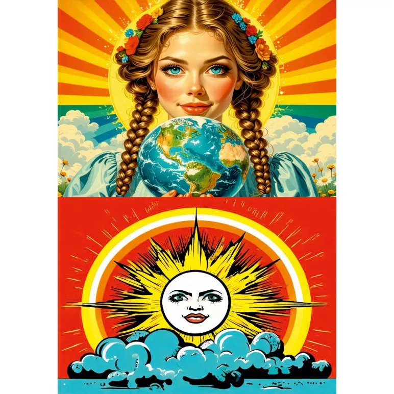 БЛОКНОТЫ СОЛНЦЕ-РАДУГА ФОРМАТ А5 Блокноты Солнце-радуга формат А5