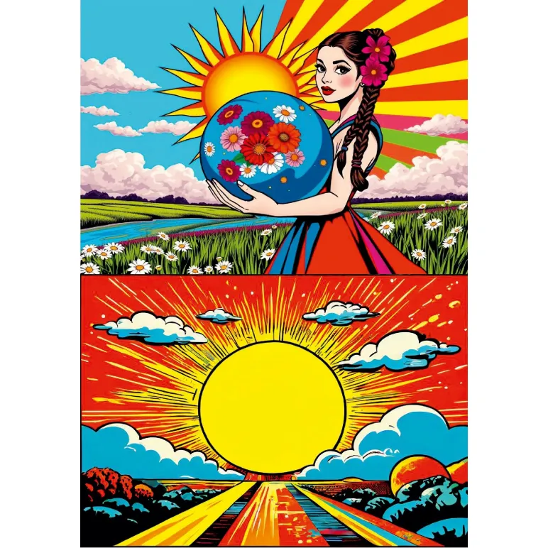 БЛОКНОТЫ СОЛНЦЕ-РАДУГА ФОРМАТ А5 Блокноты Солнце-радуга формат А5