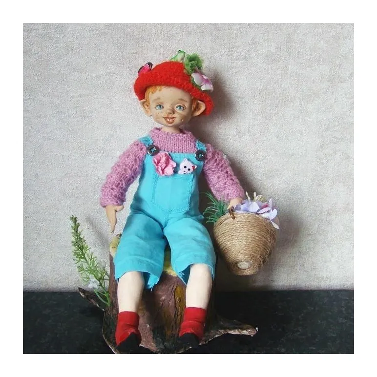 Интерьерная кукла: Лесной эльф Эларис Брук