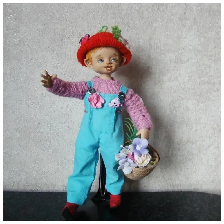 Интерьерная кукла: Лесной эльф Эларис Брук