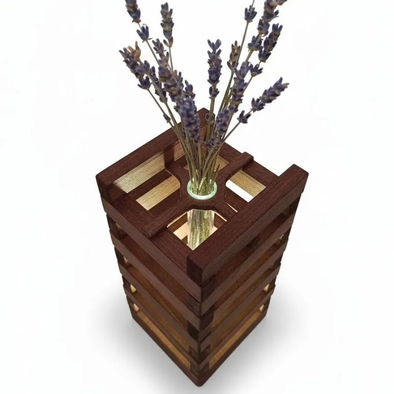 Медитативный ночник-ваза 2-в-1 «Любовь» с NFC-плейлистом и аромапалочками