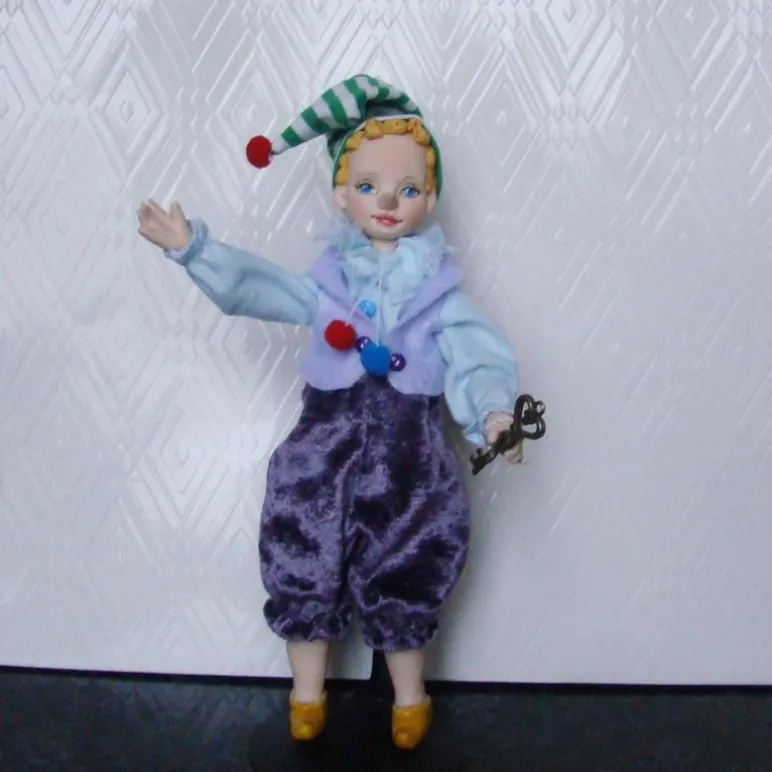 Буратино. Интерьерная авторская кукла ручной работы