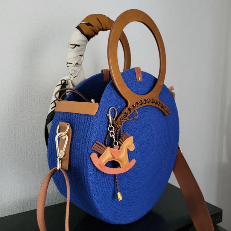 Cумка каркасная из хлопкового шнура