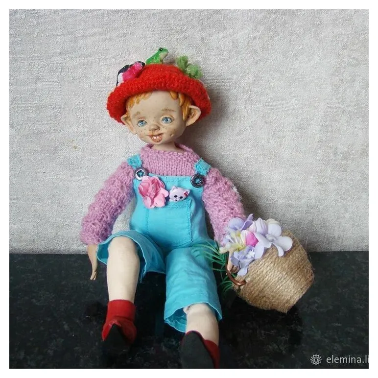 Интерьерная кукла: Лесной эльф Эларис Брук