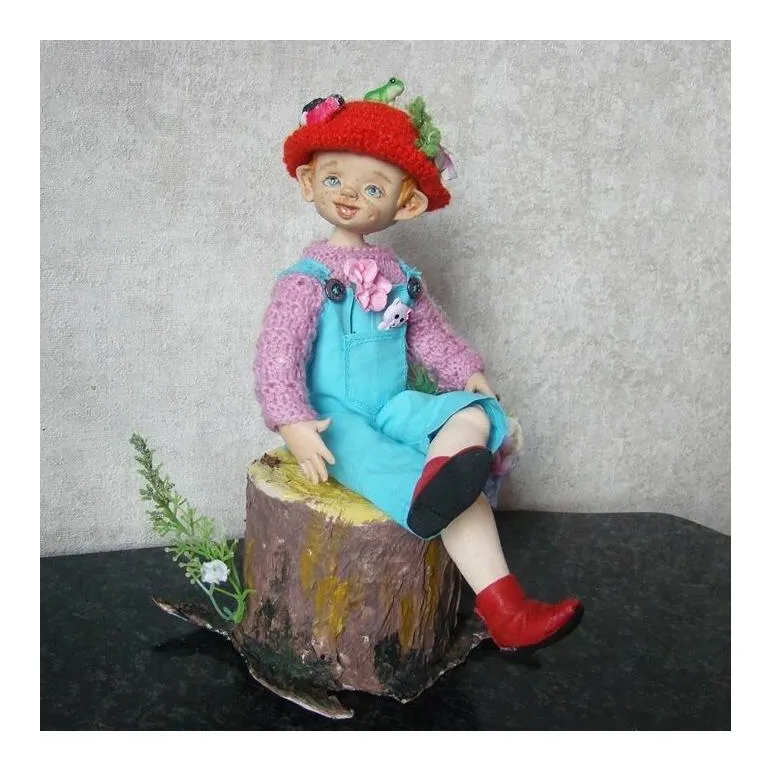 Интерьерная кукла: Лесной эльф Эларис Брук