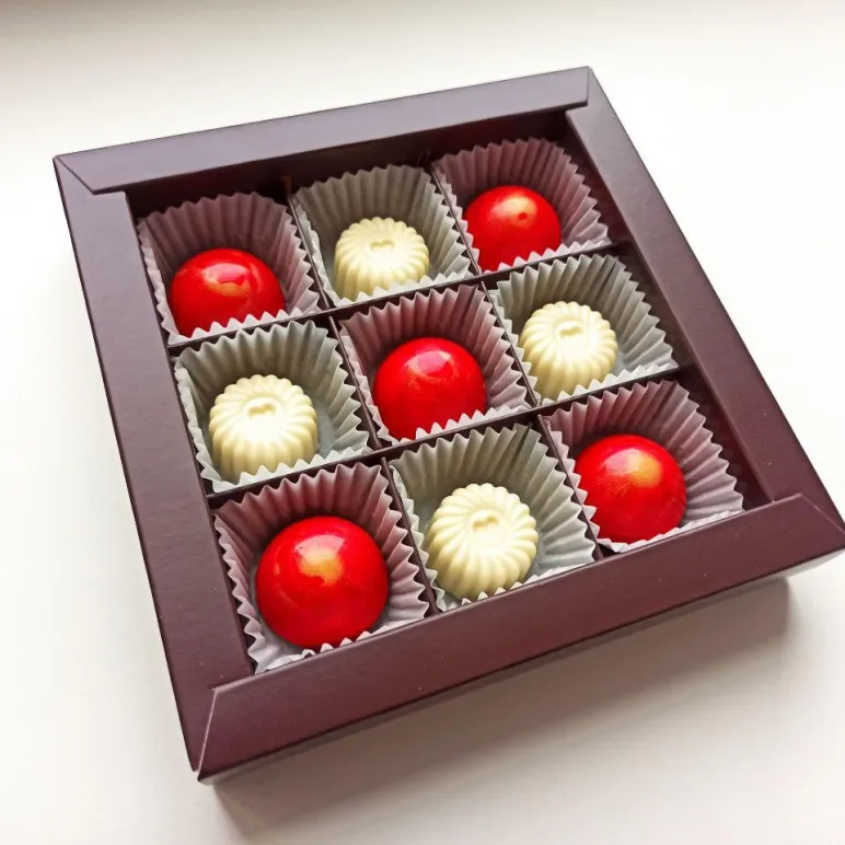 Набор шоколадных конфет ручной работы "ванильное облако"