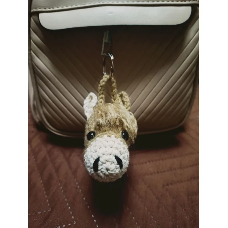 Брелок вязаный Лошадка в ассортименте