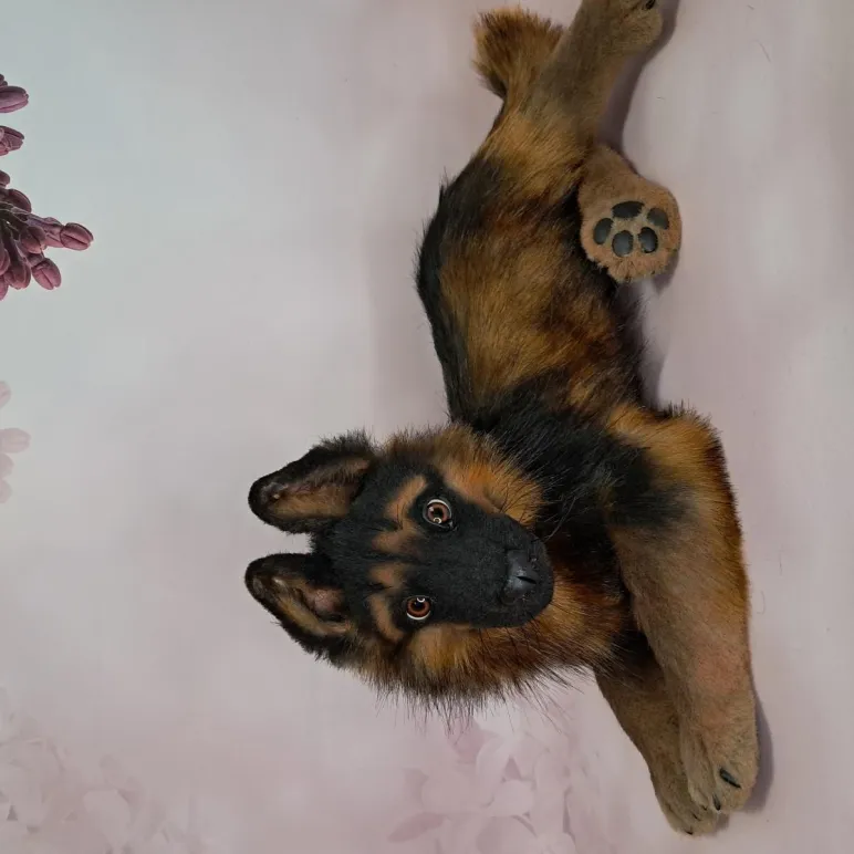 Авторская игрушка ЩЕНОК ОВЧАРКИ