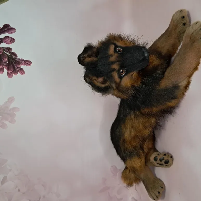 Авторская игрушка ЩЕНОК ОВЧАРКИ