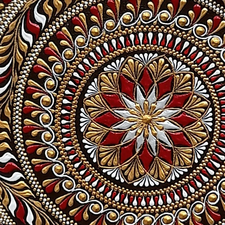 Обложка для паспорта из натуральной кожи "Осенний комплемент"