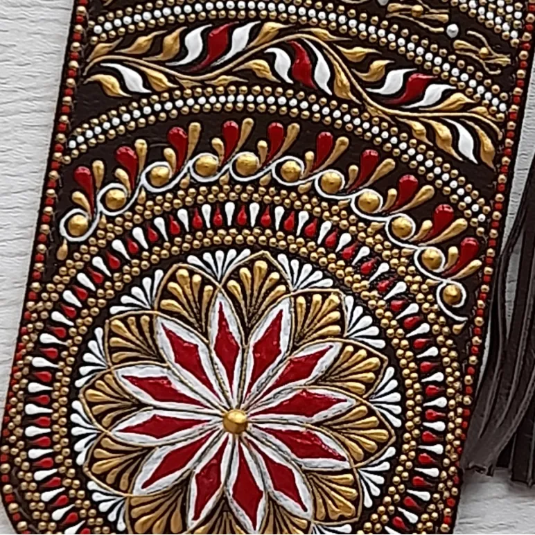 Комплект аксессуаров из натуральной кожи "Осенний комплемент"