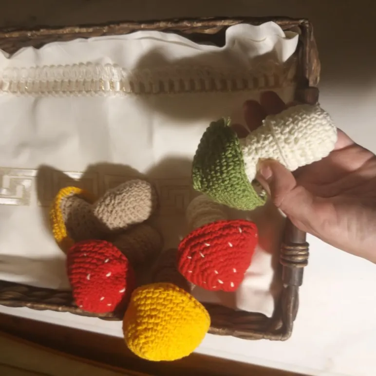 Вязаные грибы