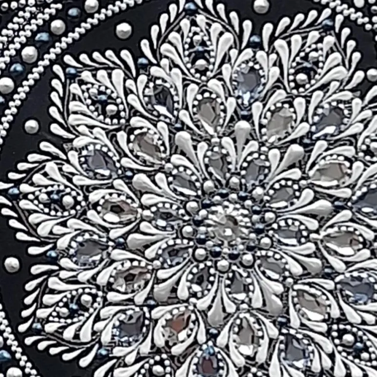 Обложка для паспорта из натуральной кожи "Зимние сумерки"