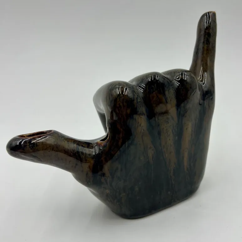 Бабблер/курительная трубка ручной работы Рука