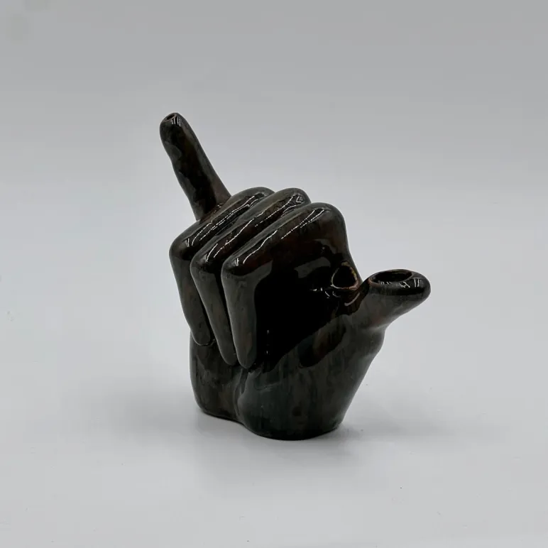 Бабблер/курительная трубка ручной работы Рука