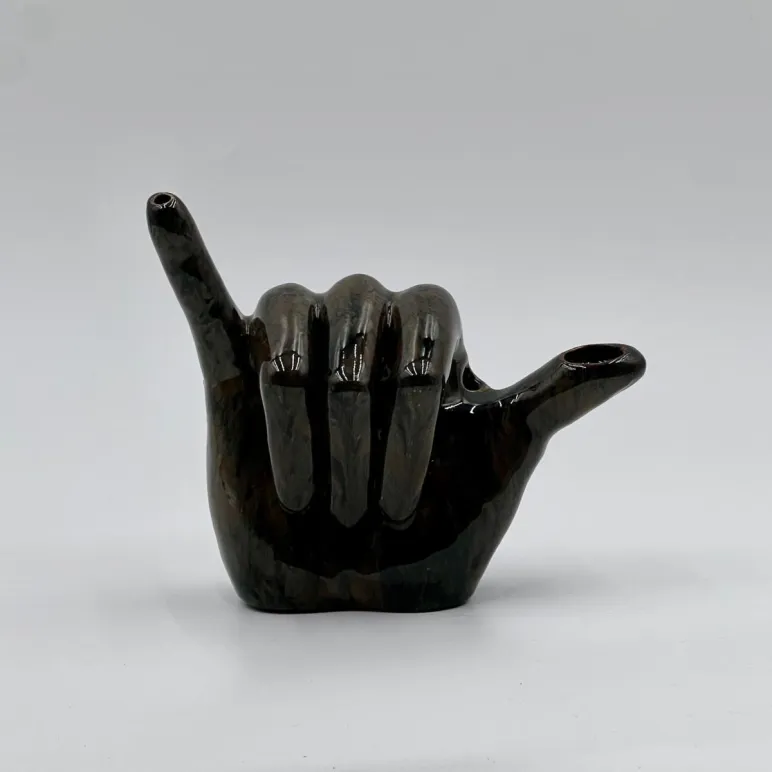 Бабблер/курительная трубка ручной работы Рука