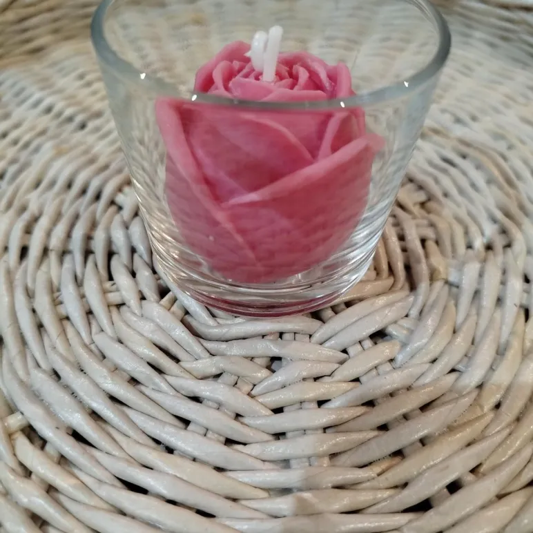 Свеча восковая Кофе в стакане