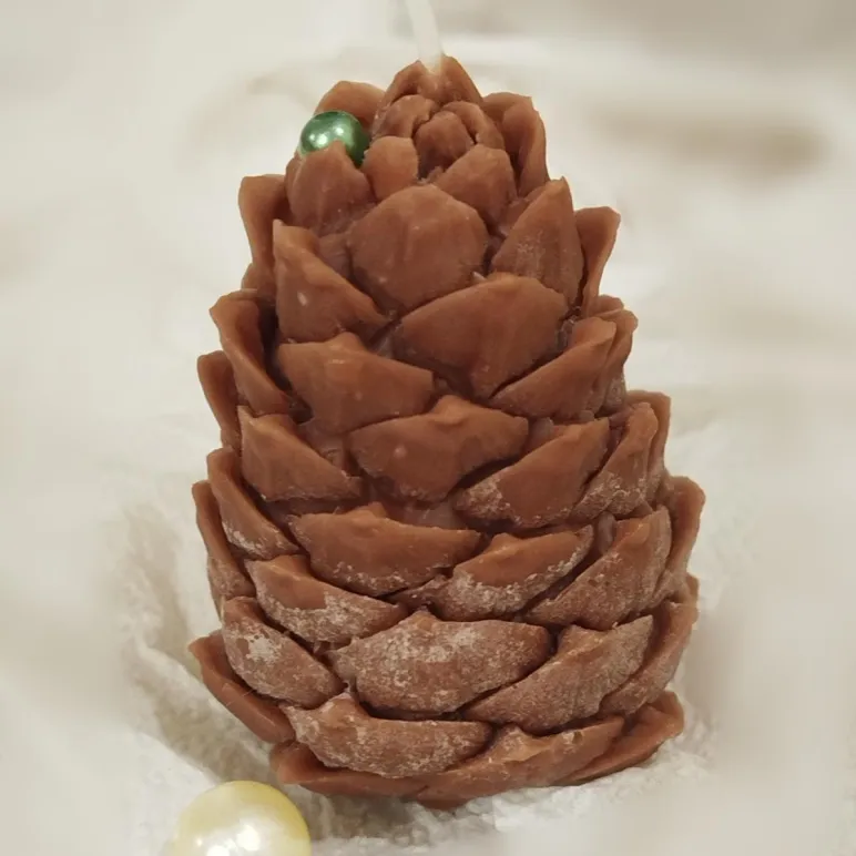 Свечи новогодние Елка и Шишка