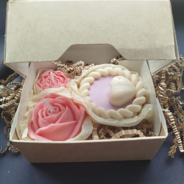 Свечи восковые праздничные набор