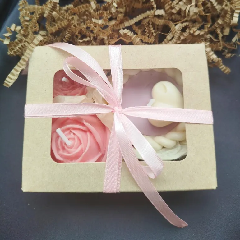 Свечи восковые праздничные набор