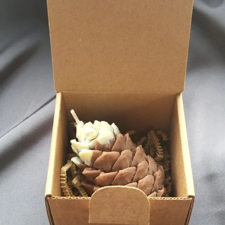 Свечи новогодние Елка и Шишка