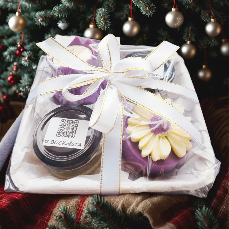 Свечи восковые и соевые набор