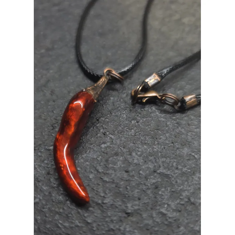 Кулон перец, гальванопластика