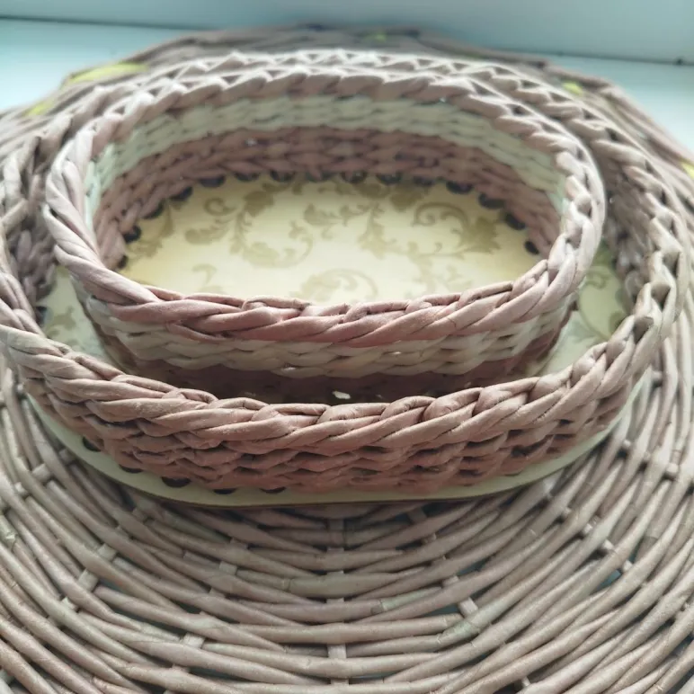 Сухарница плетенка бумажная лоза