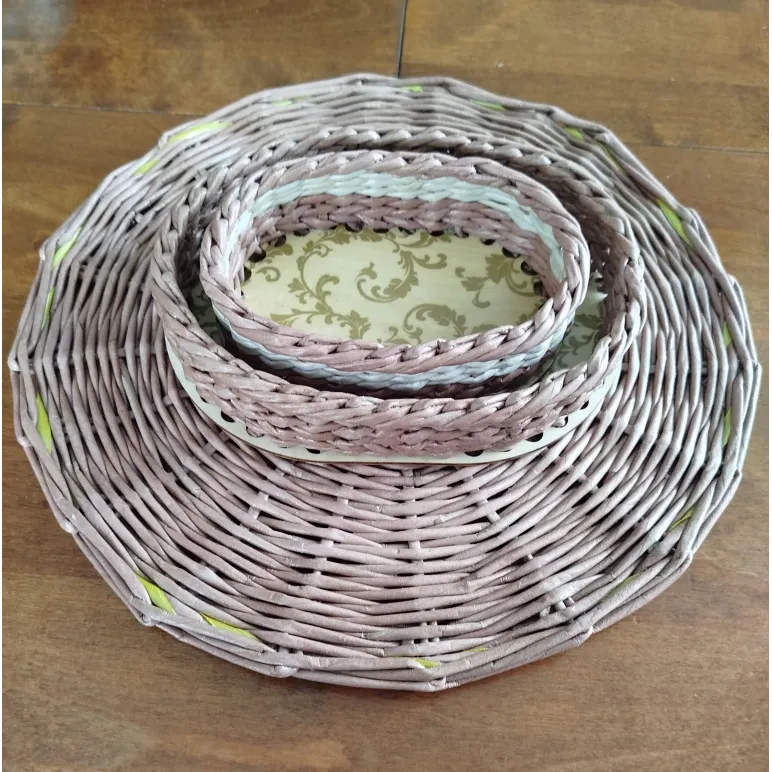 Сухарница плетенка бумажная лоза
