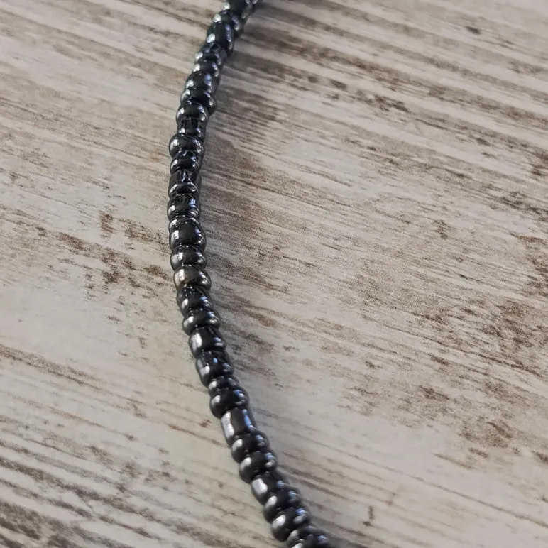 Чокер из гематита