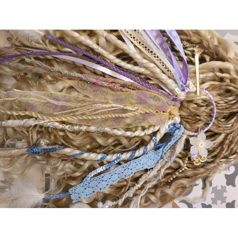 Фибула заколка для дред кос афрокудрей ручная работа